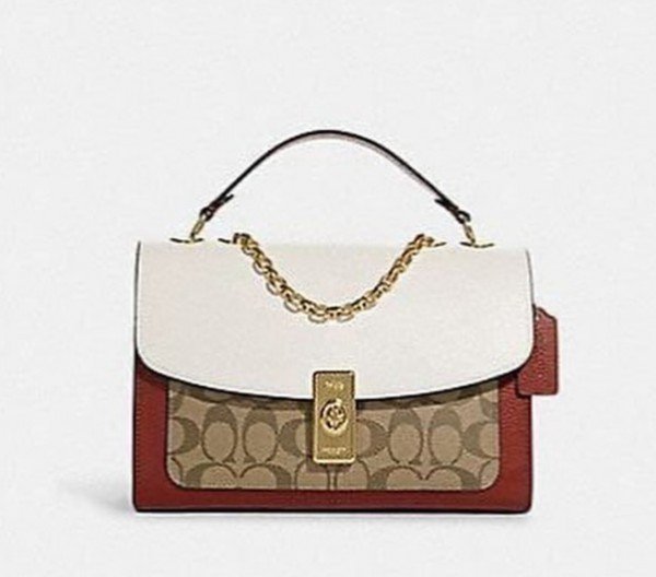 Coach Clane crossbody signature canvas bag with box dust Cover