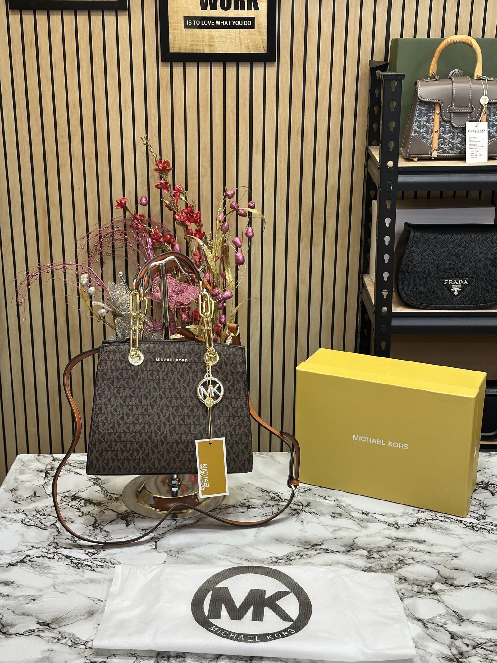 MICHAEL KORS ACRON CYNTHIA HANDBAG