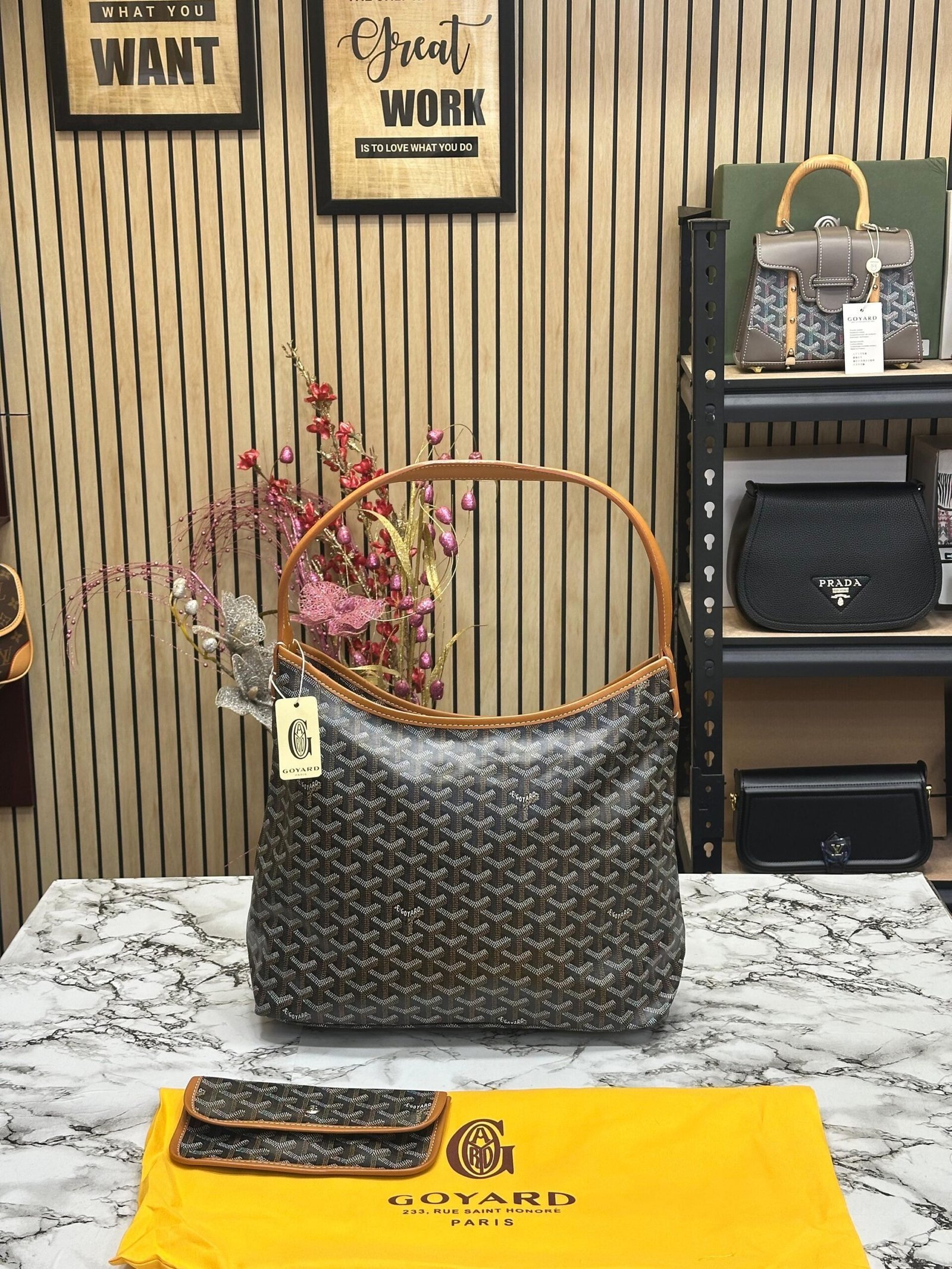 GOYARD BOHEMO HOBO BAG WITH WALLE (MT)