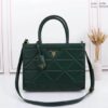 Prada Leather Symbole Tote Bag With Dust Bag (Green-223)(BSB)