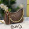 Michael Kors MK Jet Set Charm Small Logo Pochette With OG Box (5575_Coffee_Brown)(LB)