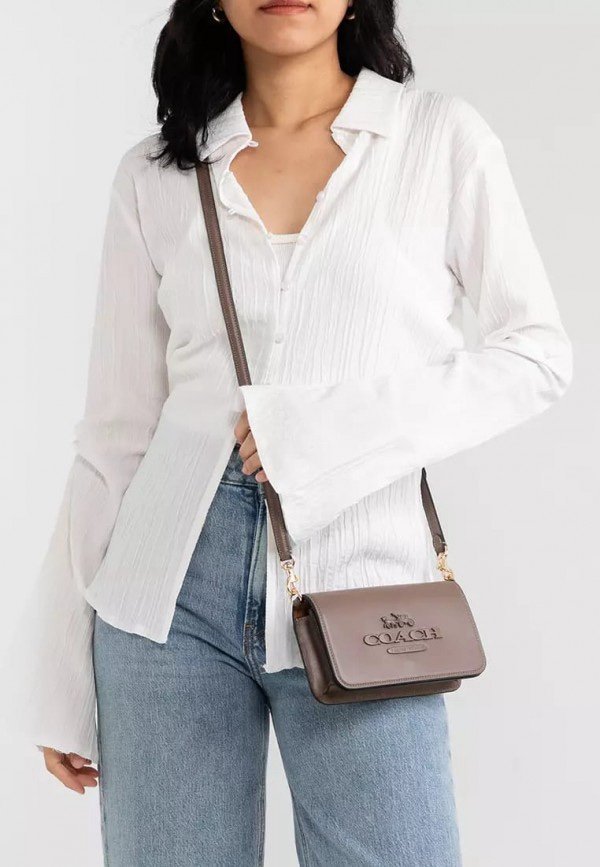 Coach Toni Sling Bag With Dust Bag & OG Box (CT778_Brown)(LB)