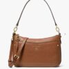 michael kors jet set medium leather crossbody bag with box 390(BR)