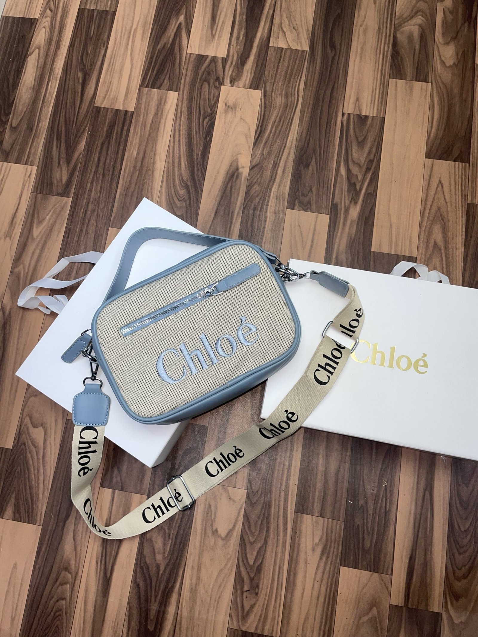 CHLO Chloe Woody Belt Bag with folding box 267(BR)