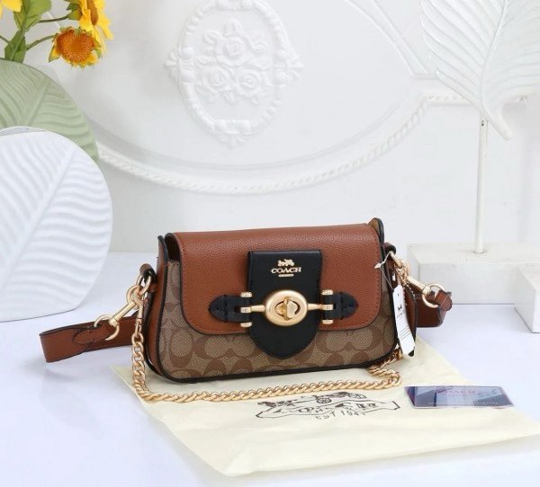 COACH-SILING-BAG-WITH-OG-FOLDING-BOX-BILL 156(BR)