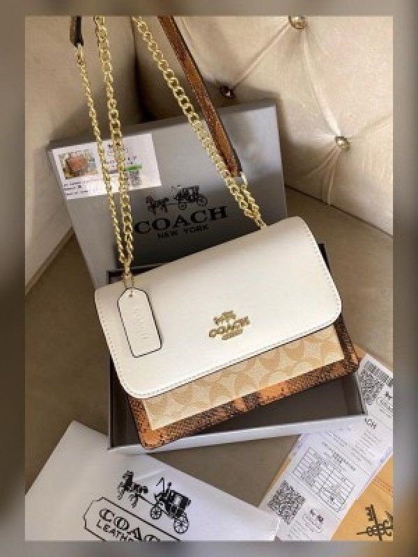 Coach Clar crossbody bag With OG Box Accessories(BH)