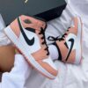 Nike Air Jorden 1 Mid GS Pink Quartz For her