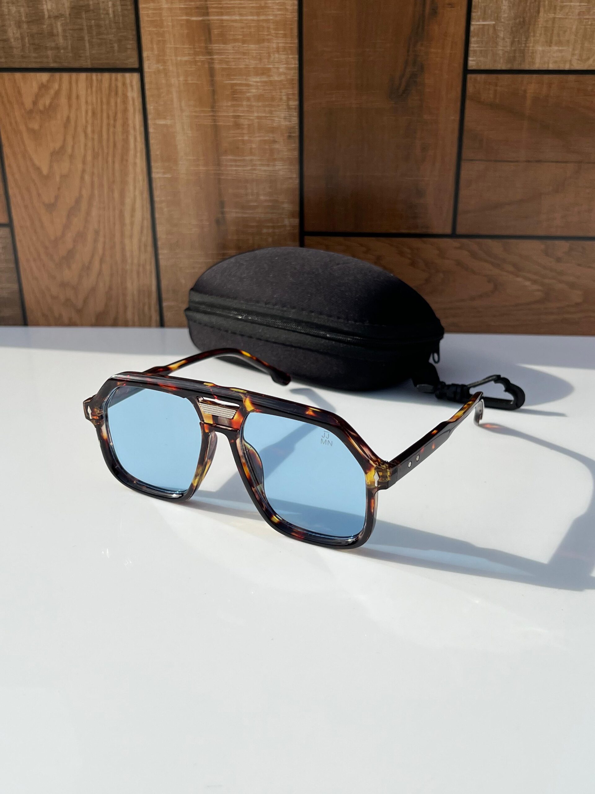 JQS MM 3959 SUNGLASSES [BLUE TIGER PRINT] 3108025