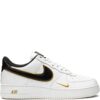 airforce 1 white gold mini swoosh