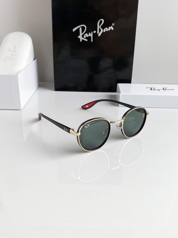 Branded Rb Gold Green Sunglasses Bt (With Original Kit)