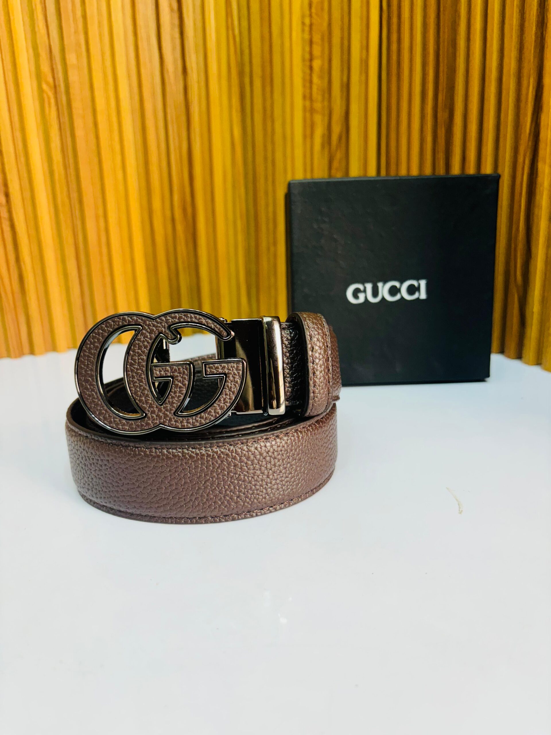 GC PREMIUM QUALITY AUTOMATIC LOCK BELT [BROWN] 2509025