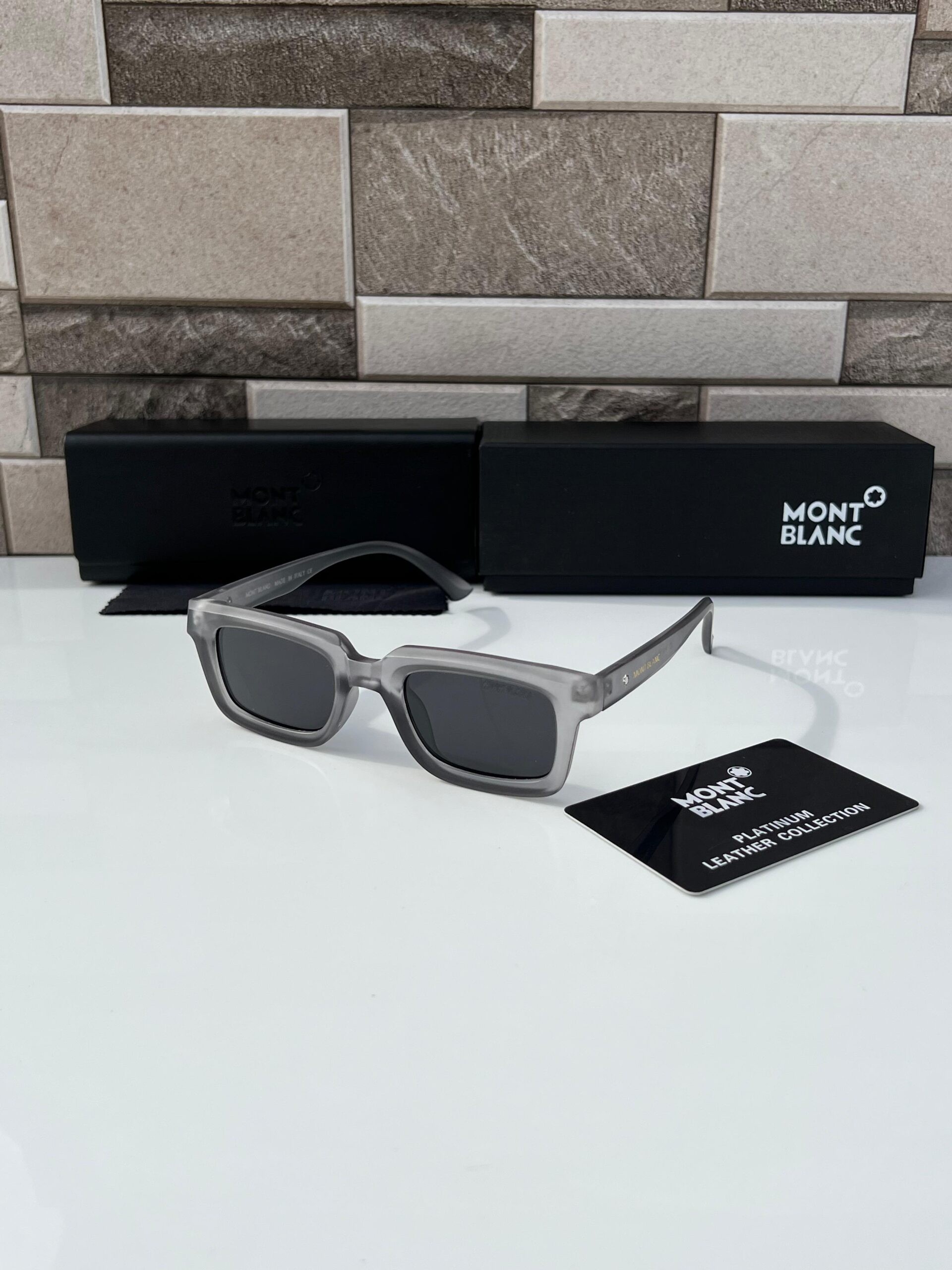 MNT BLNC Y14 SUNGLASSES [BLACK / GREY] 1509025