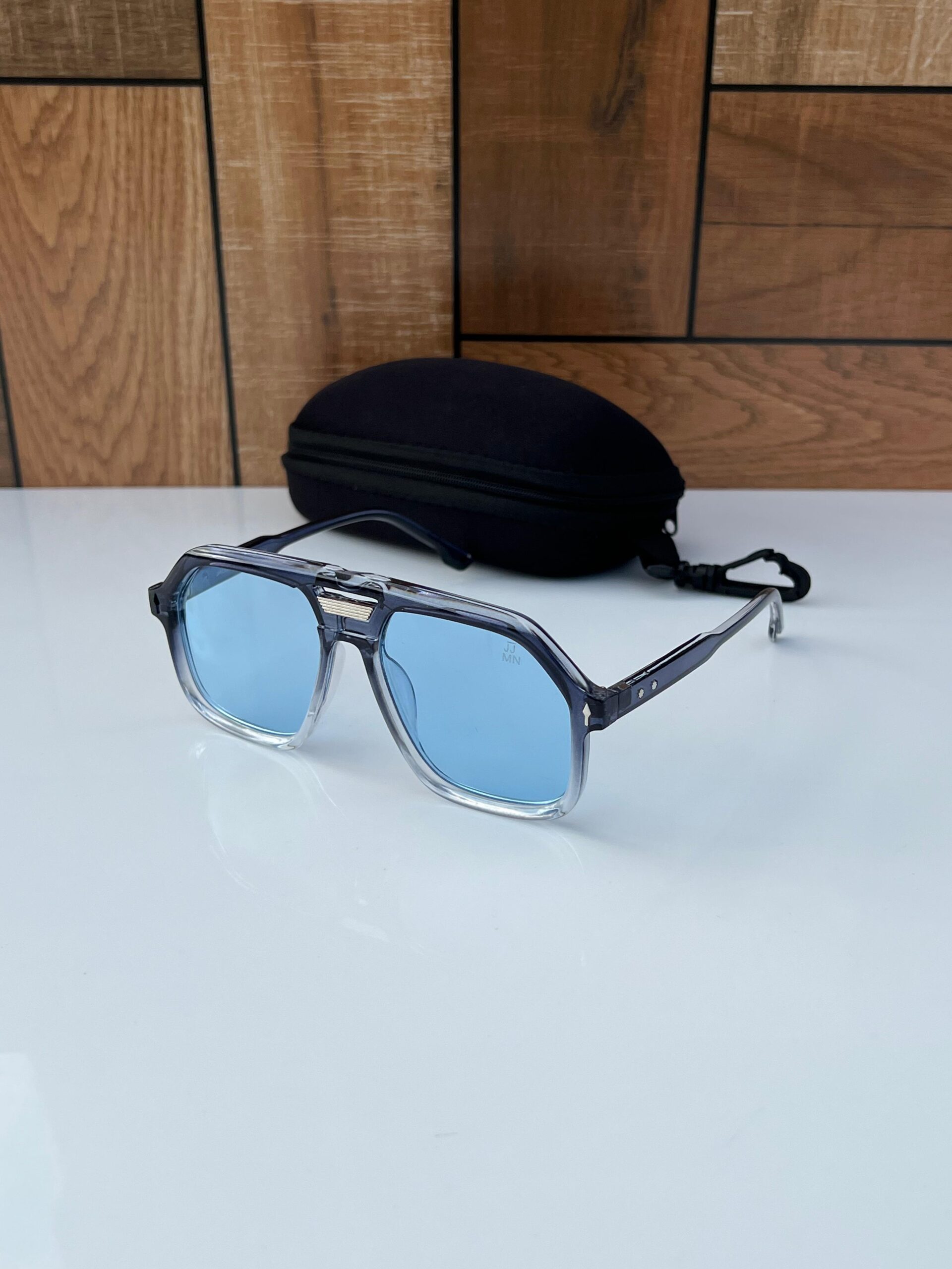 JQS MM 3959 SUNGLASSES [BLUE / BLACK / WHITE] 0309025