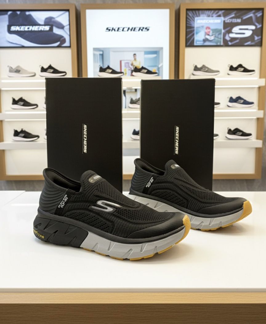 SKCHR SLIP INS MAX CUSHIONING SUSPENSION-2.0 [BLACK] 2710025