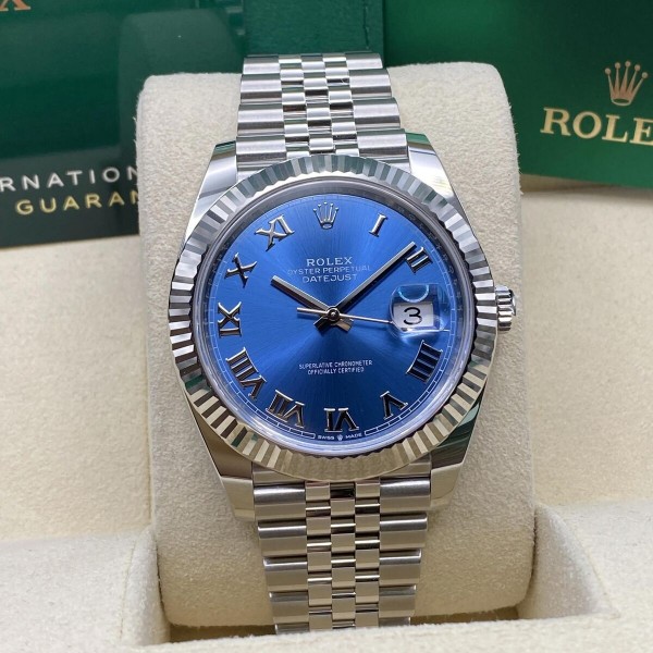 RLX DATEJUST [BLUE / SILVER] 0310025