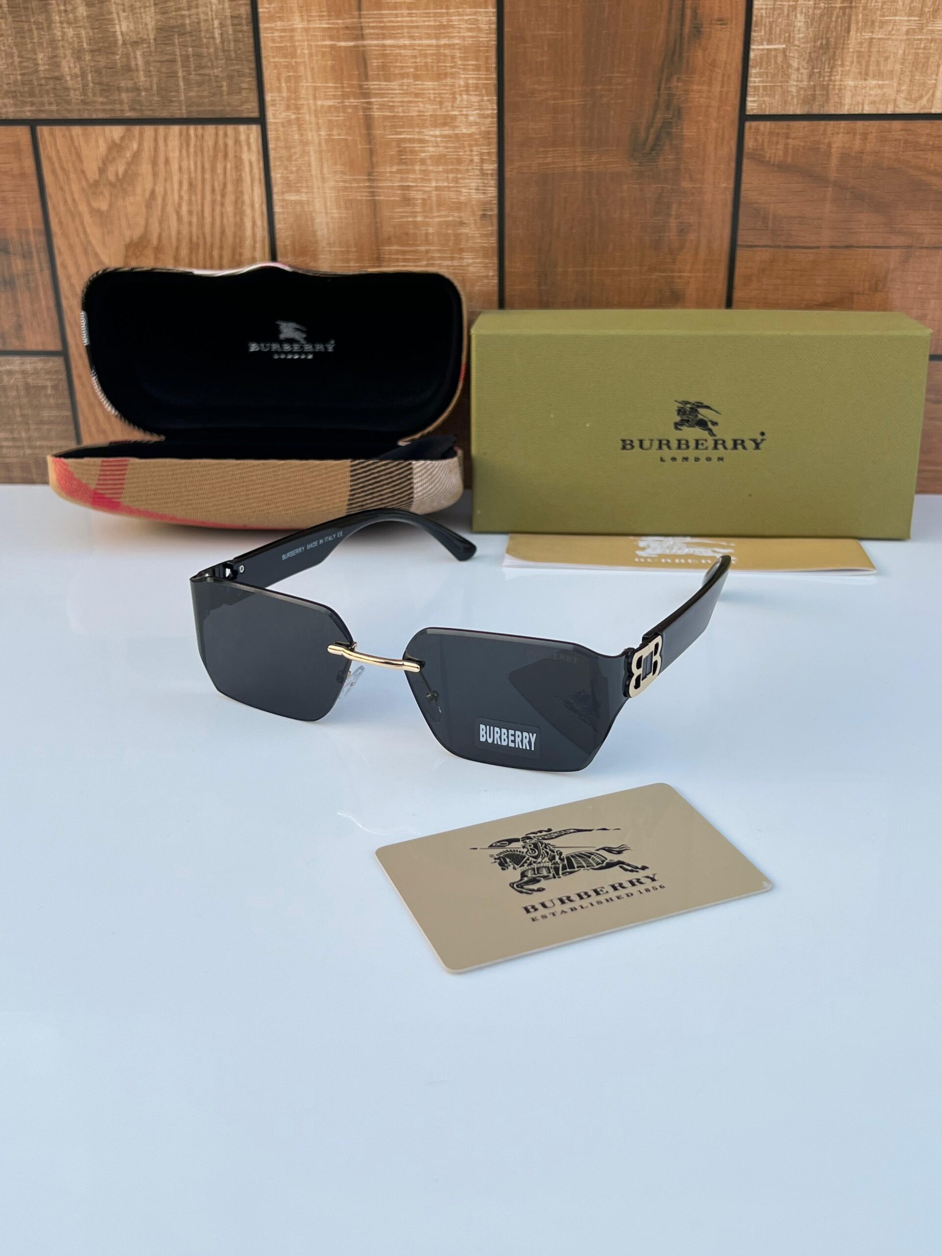 BBR 282 SUNGLASSES [BLACK / GOLDEN] 1410025
