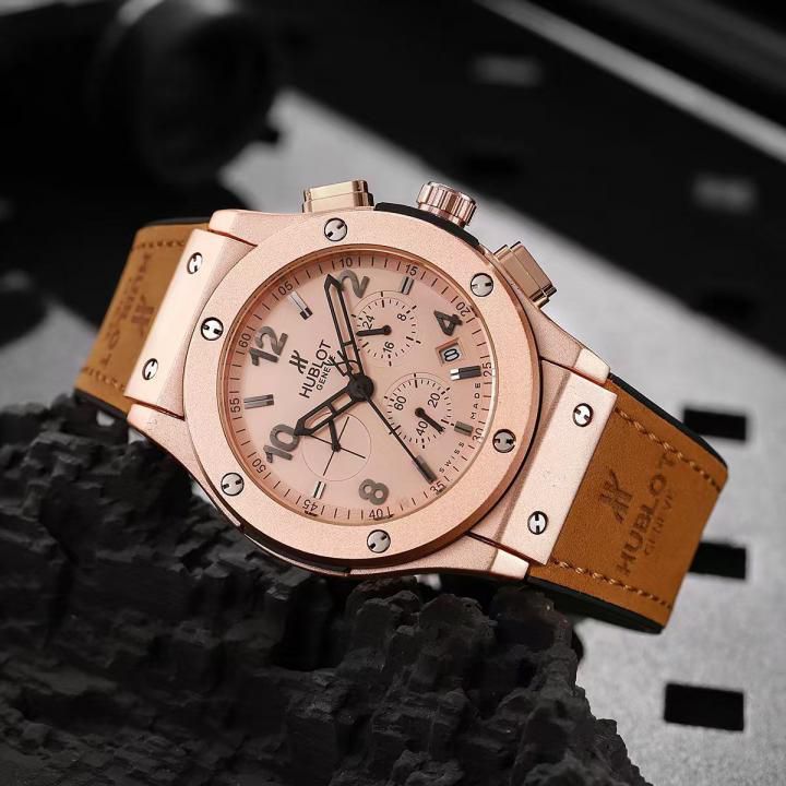 HBLT GENEVE BIG BANG [ROSE GOLD / TAN] 1311025