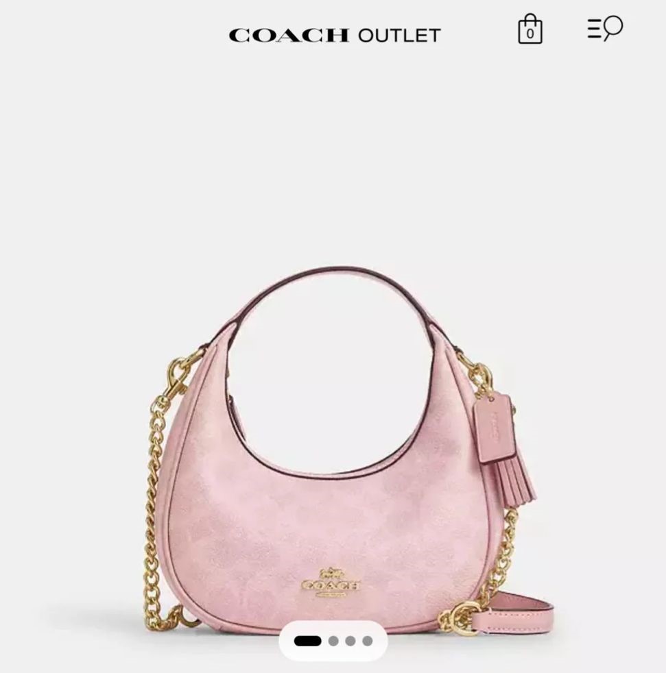 CO_CH CARMEN SMALL HOBO CROSSBODY BAG [PINK] 0611025