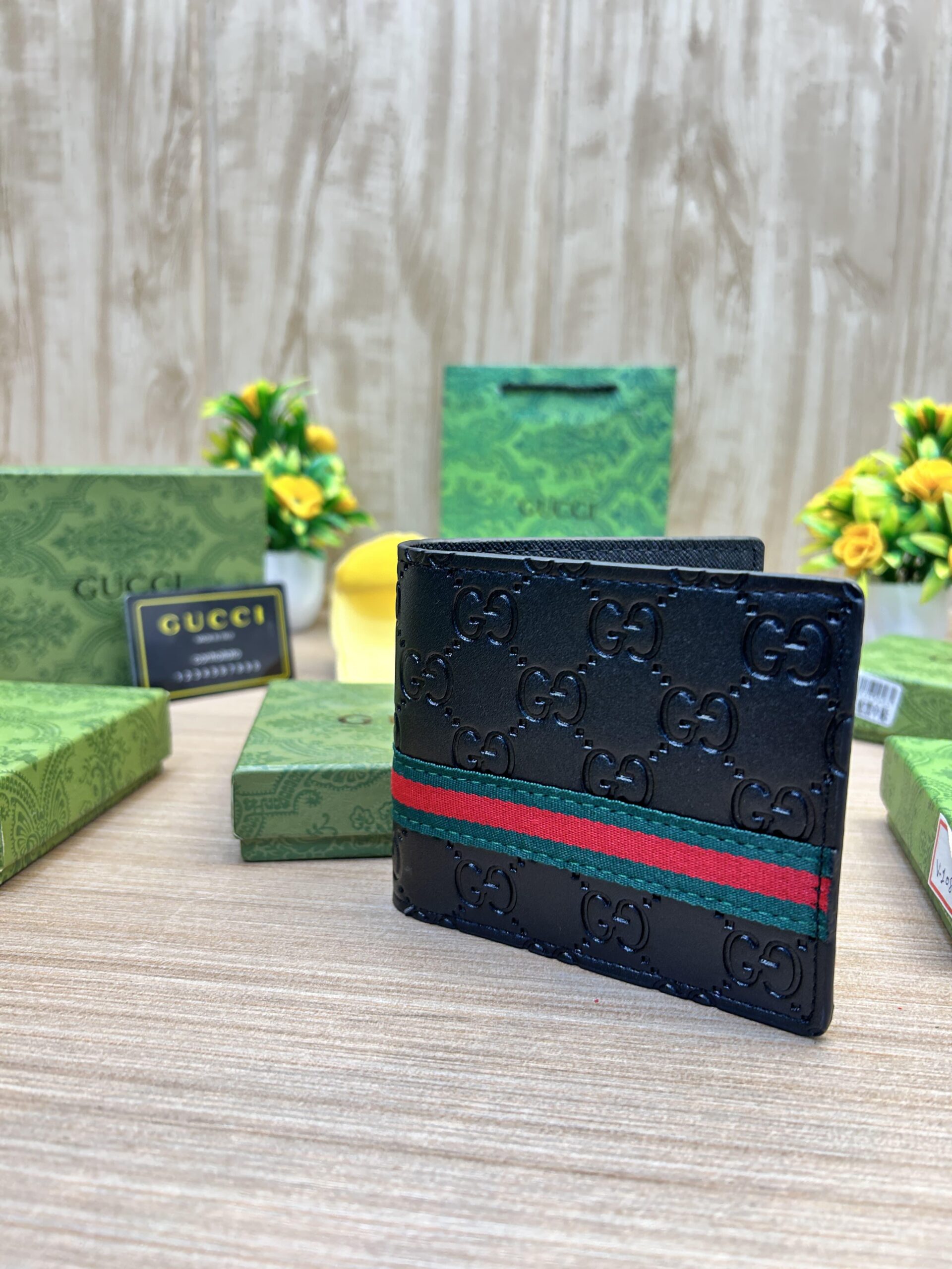 GC PREMIUM WALLET [BLACK / RED / GREEN] 0511025
