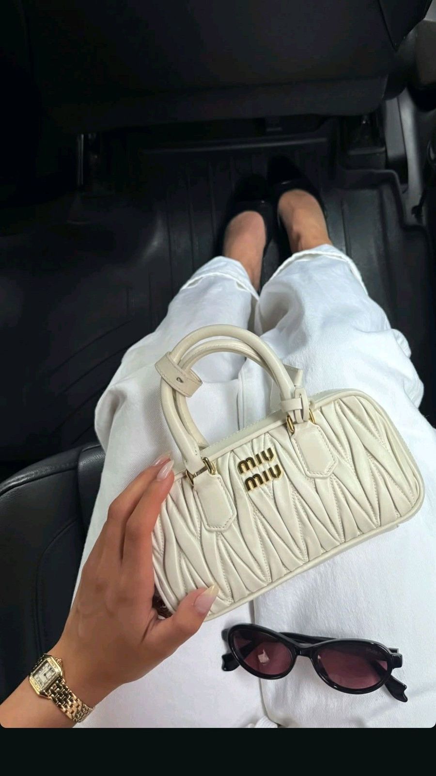MI U  ARCADIE SAMLL SHOULDER CROSSBODY BAG [WHITE] 1311025