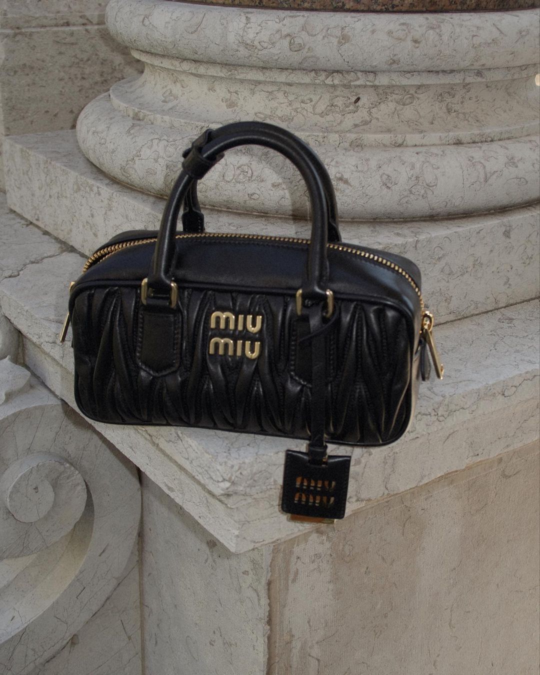 MI U  ARCADIE SAMLL SHOULDER CROSSBODY BAG [BLACK] 1311025