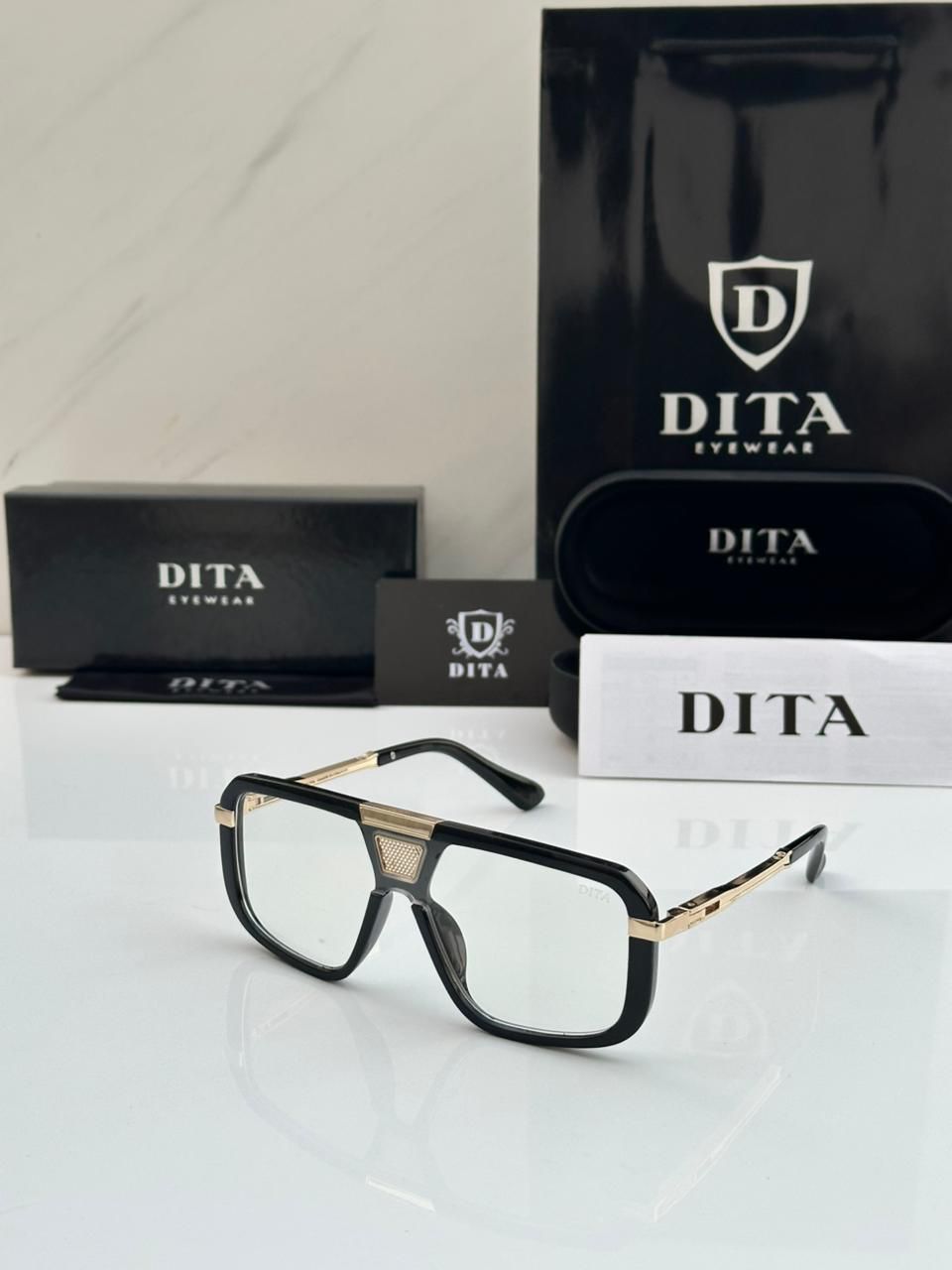 DTA SUNGLASSES [BLACK / GOLDEN] 1212025