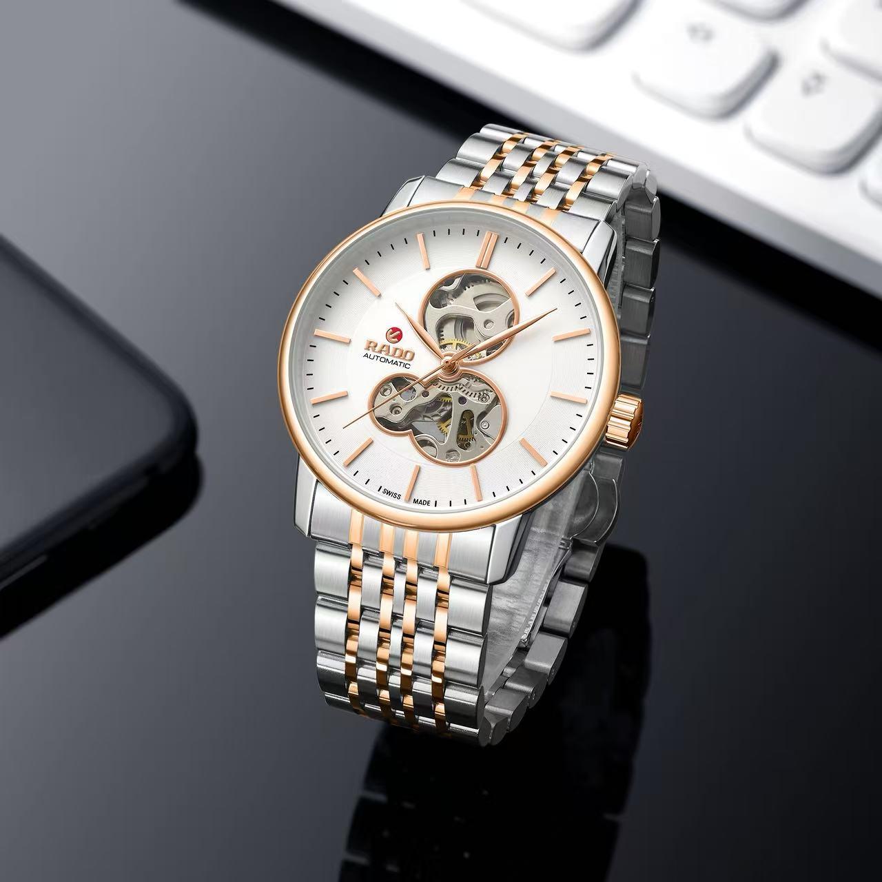RDO COUPOLE CLASSIC OPEN HEART AUTOMATIC [WHITE / SILVER / ROSE GOLD] 1012025