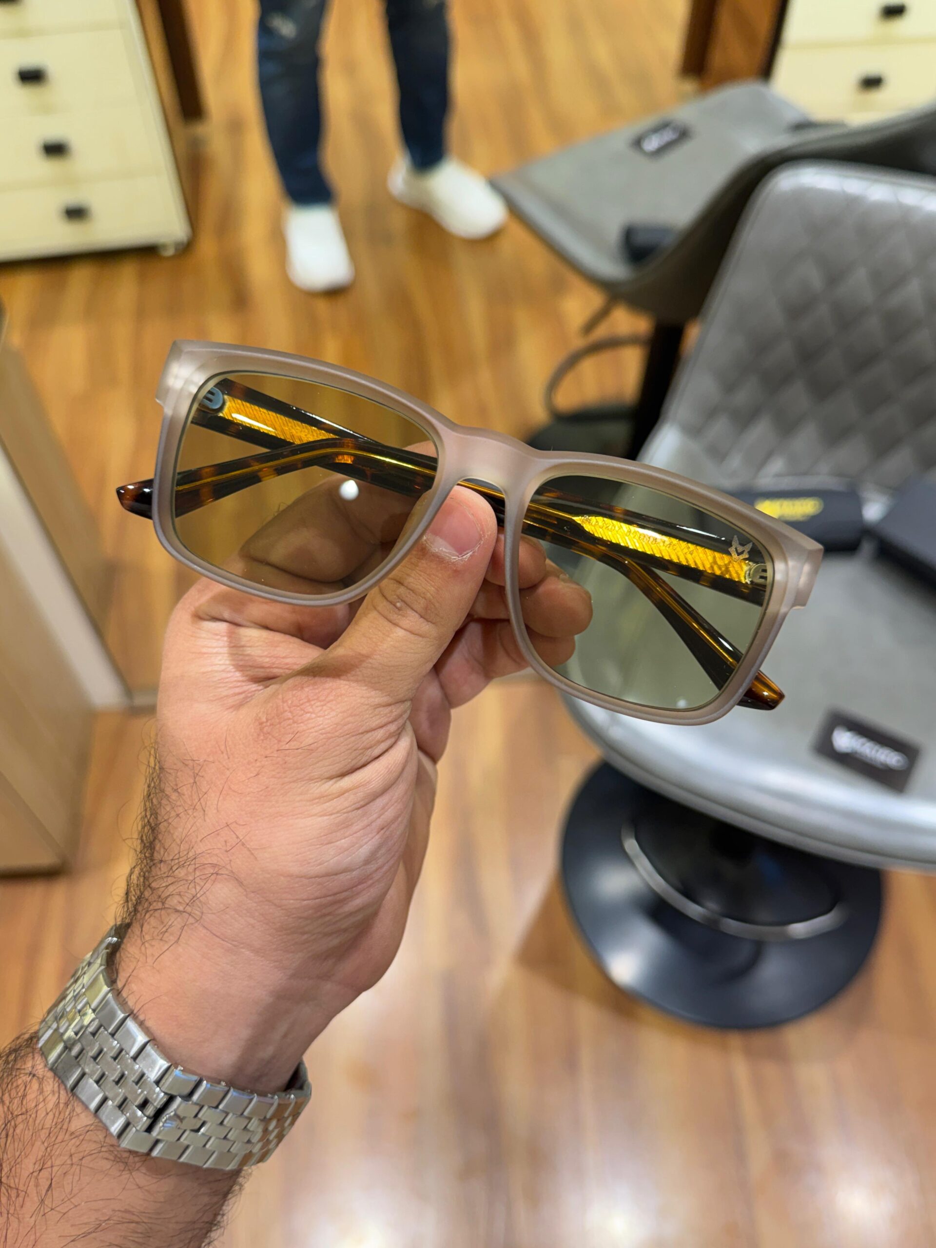 MRO 3207 SUNGLASSES [YELLOW / MATT WHITE] 2612025