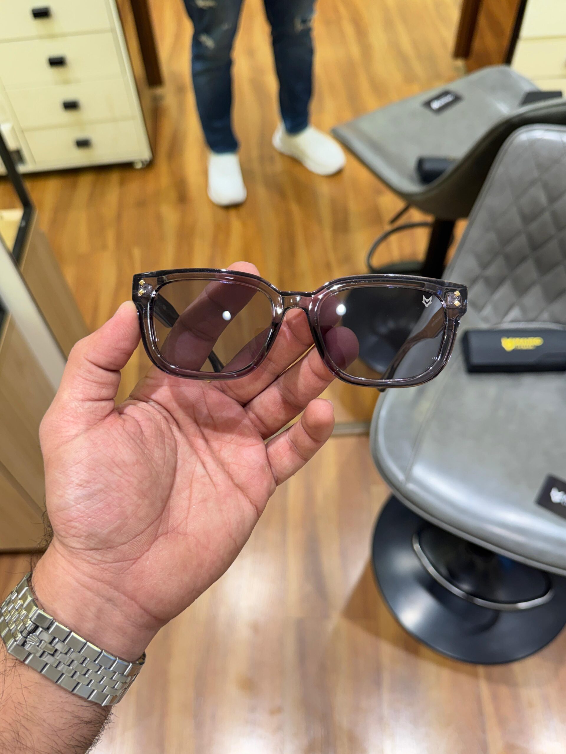 MRO 9853 SUNGLASSES [GREY TRANSPARENT] 2612025