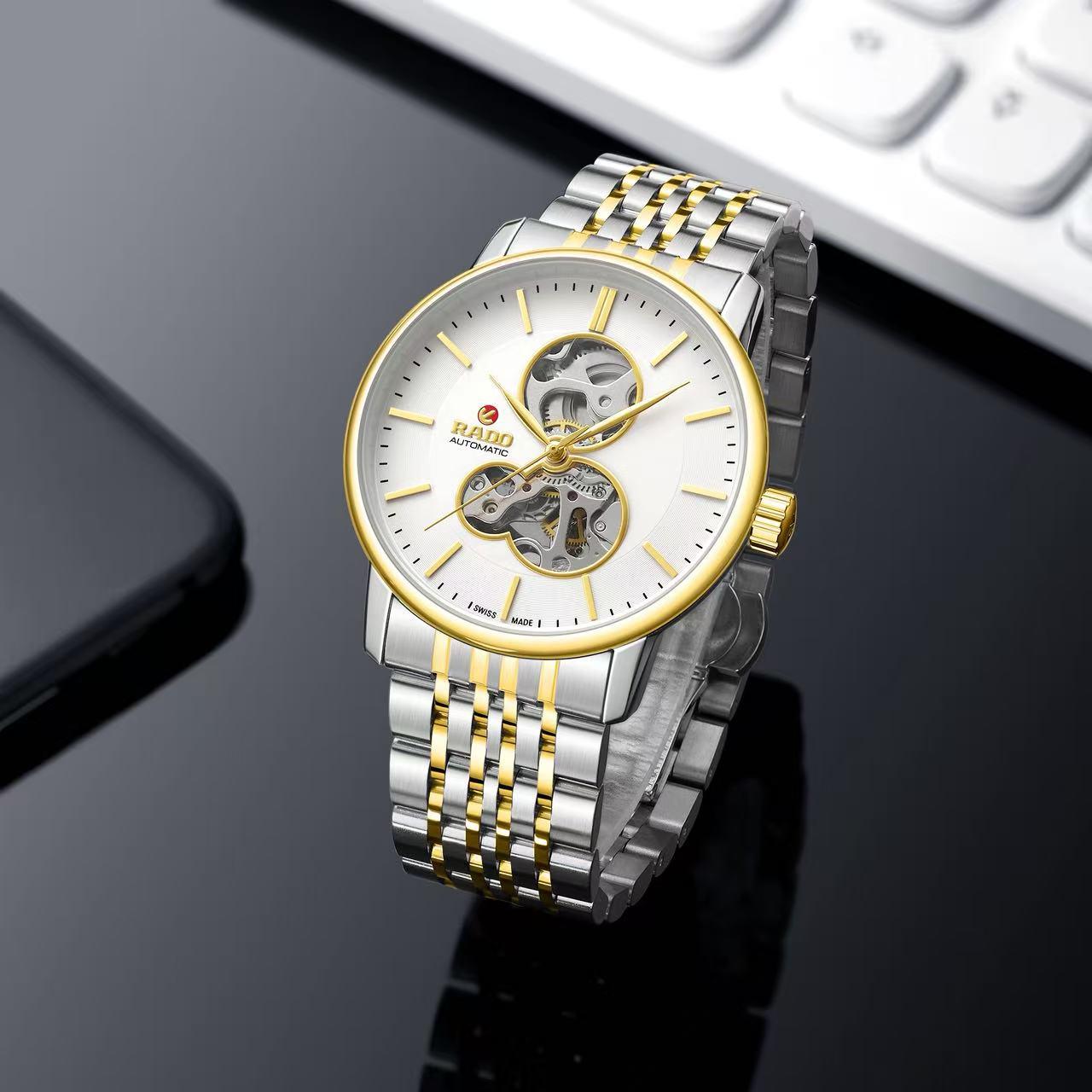 RDO COUPOLE CLASSIC OPEN HEART AUTOMATIC [WHITE / SILVER /GOLDEN] 1012025