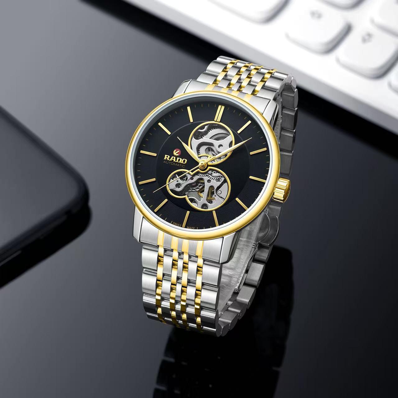 RDO COUPOLE CLASSIC OPEN HEART AUTOMATIC [BLACK / SILVER / GOLDEN] 1012025