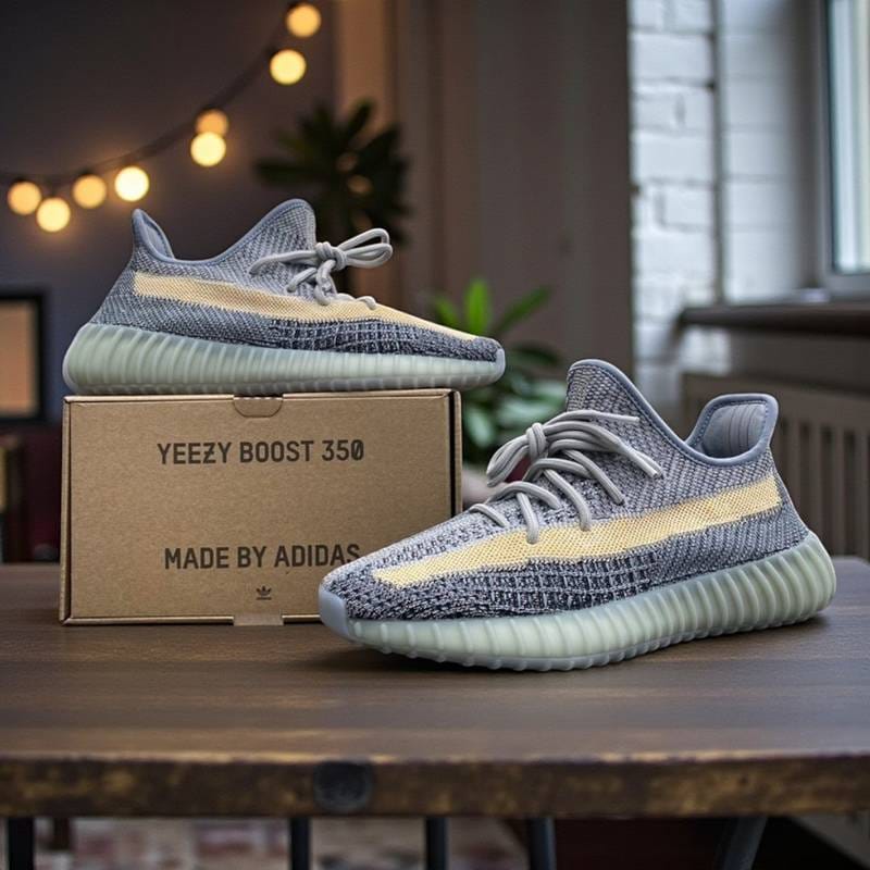ADS YEEZY BOOST 350 V2 ASH BLUE [LIGHT GREY / CREAM] 0912025