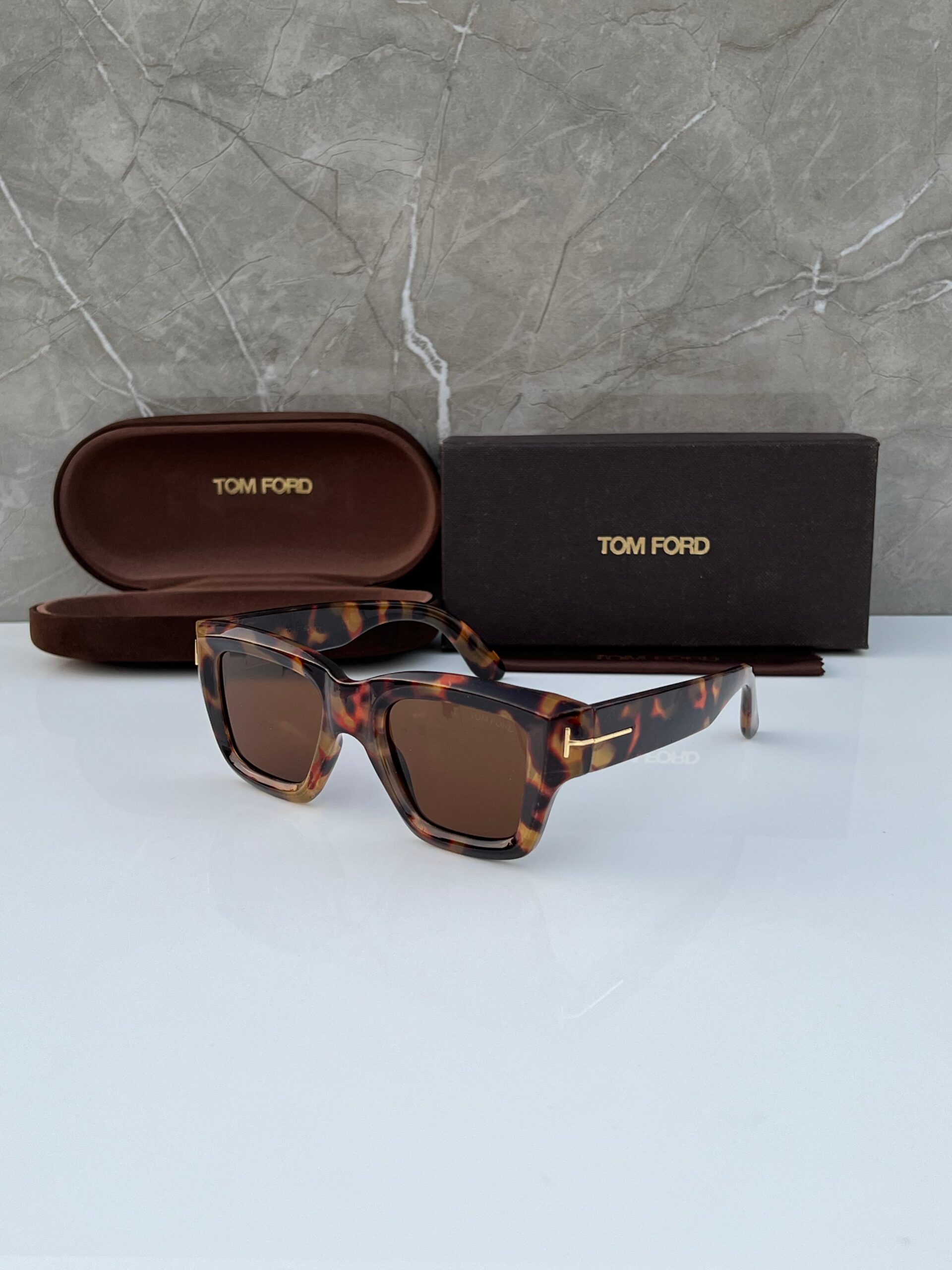 TM FRD 4184 SUNGLASSES [BROWN TIGER PRINT] 3012025