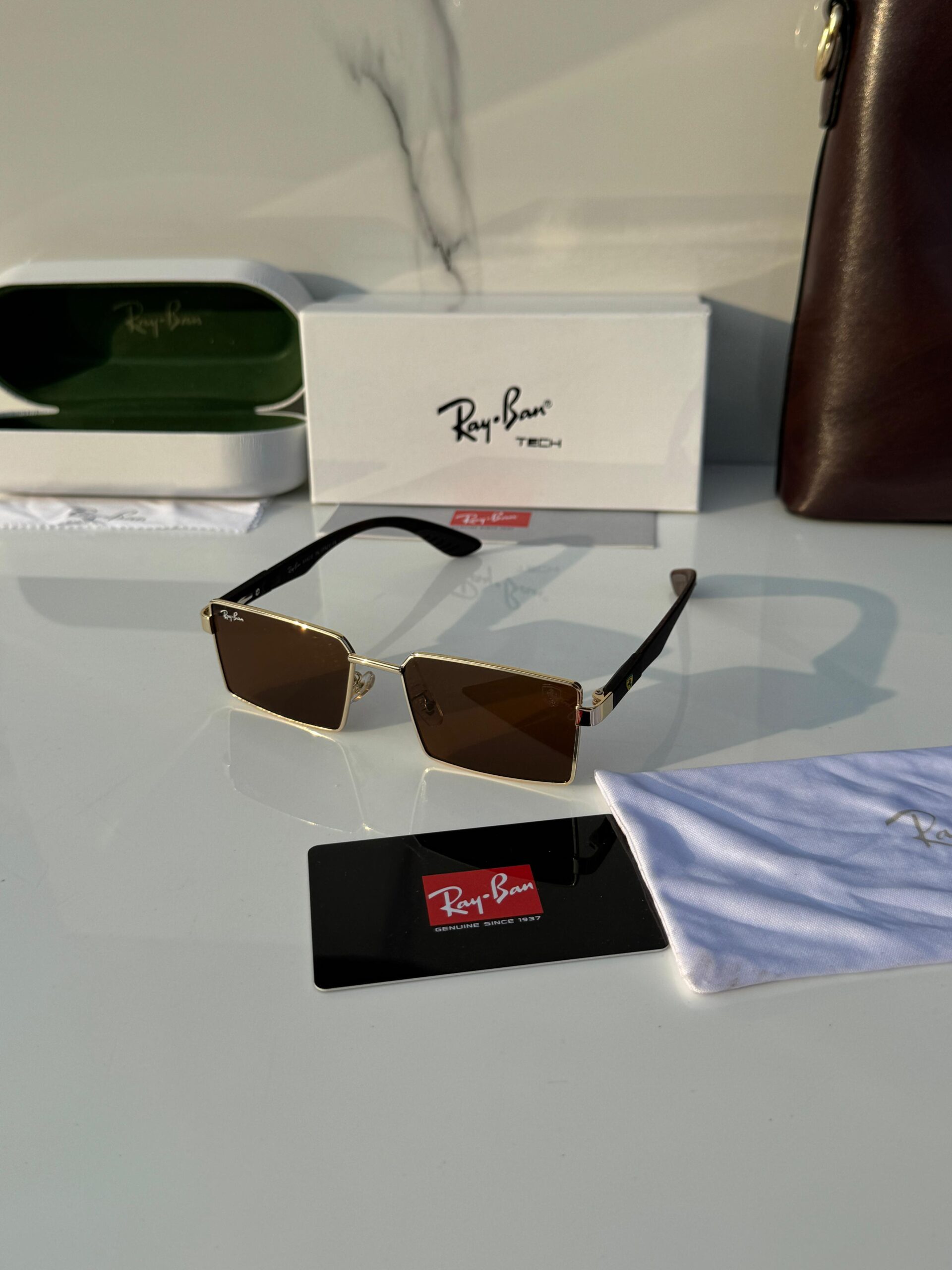 RB 83138 SUNGLASSES [BROWN / GOLDEN] 1201026