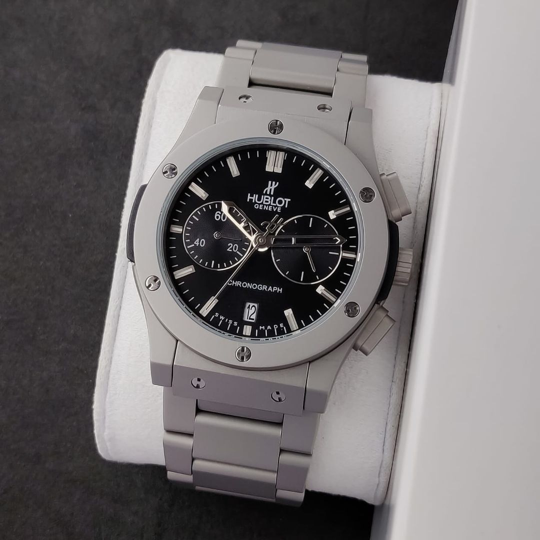 HBLT GENEVE BIG BANG CHRONOGRAPH [BLACK / MATT SILVER] 0901026