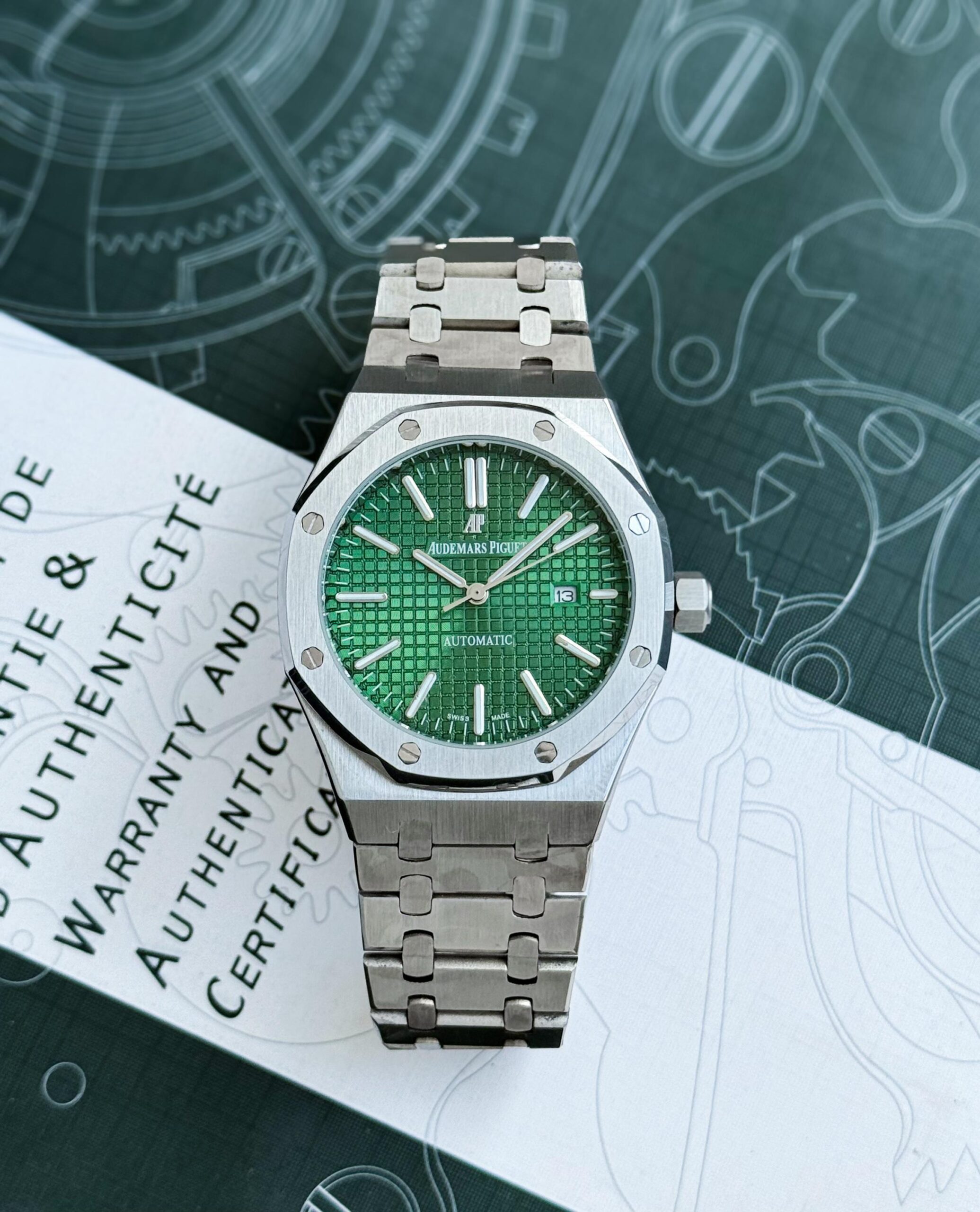 ADM PT ROYAL OAK AUTOMATIC [GREEN / SILVER] 0801026
