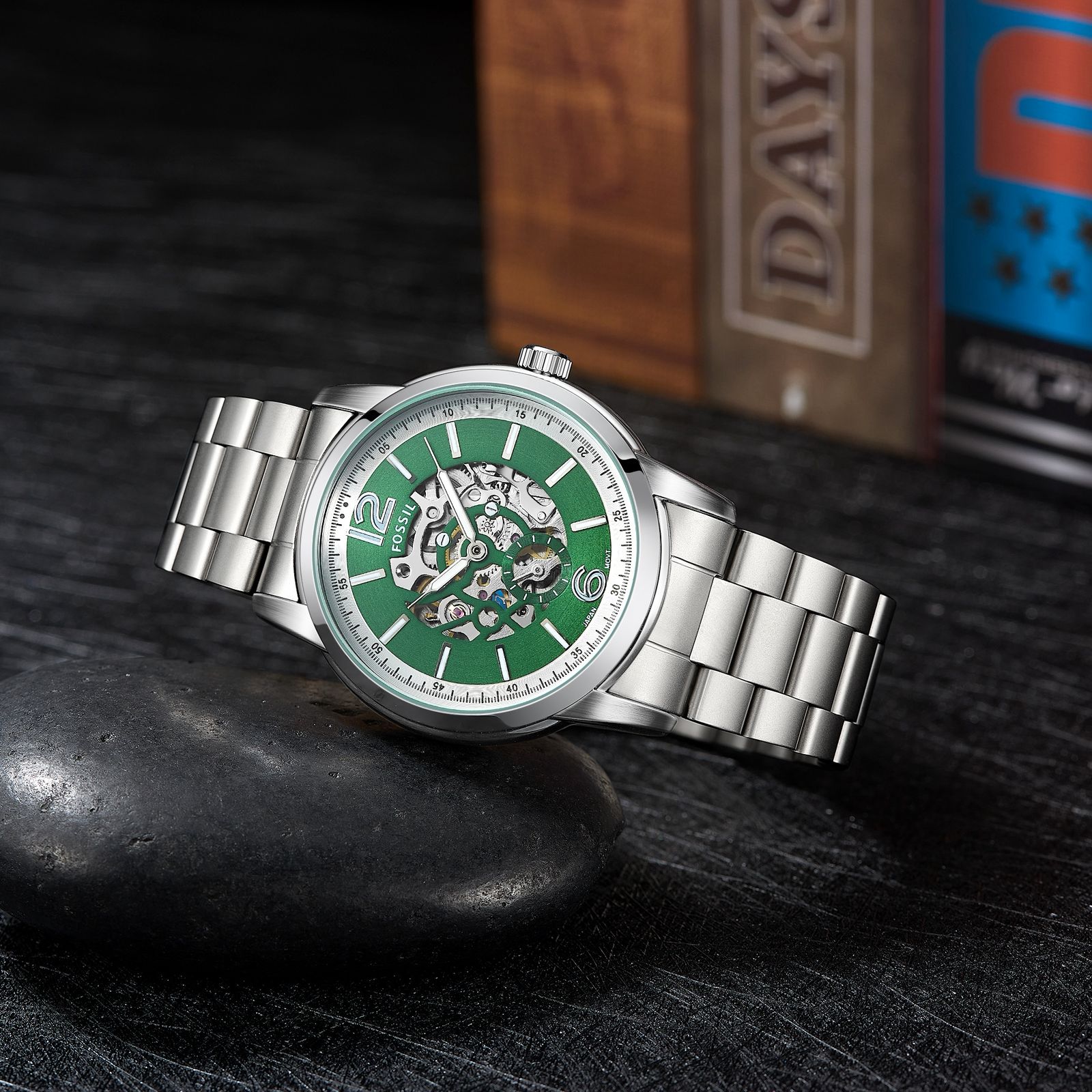 FSL HERITAGE AUTOMATIC [GREEN / MATT SILVER] 1701026