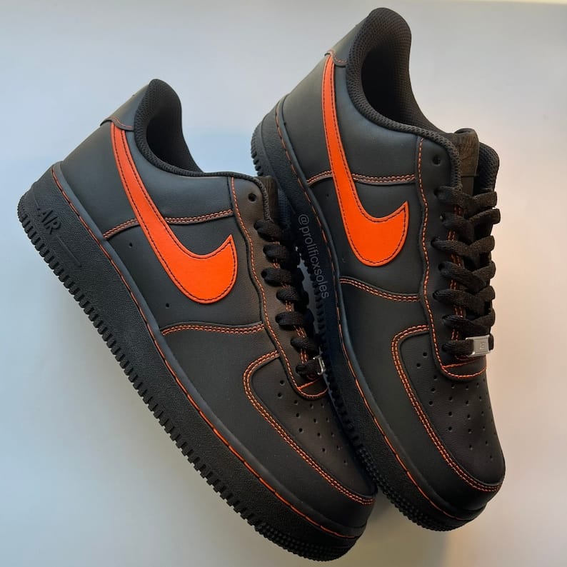 NK AIR FORCE 1 TIFFANY [BLACK / ORANGE] 2301026