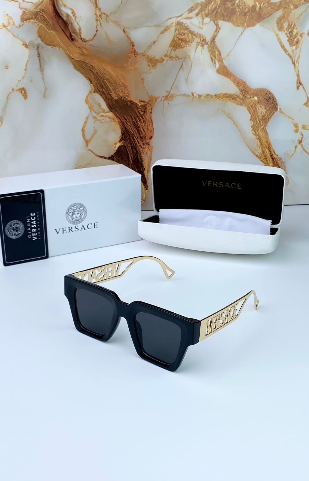 VRSC SUNGLASSES [BLACK / GOLDEN] 1301026