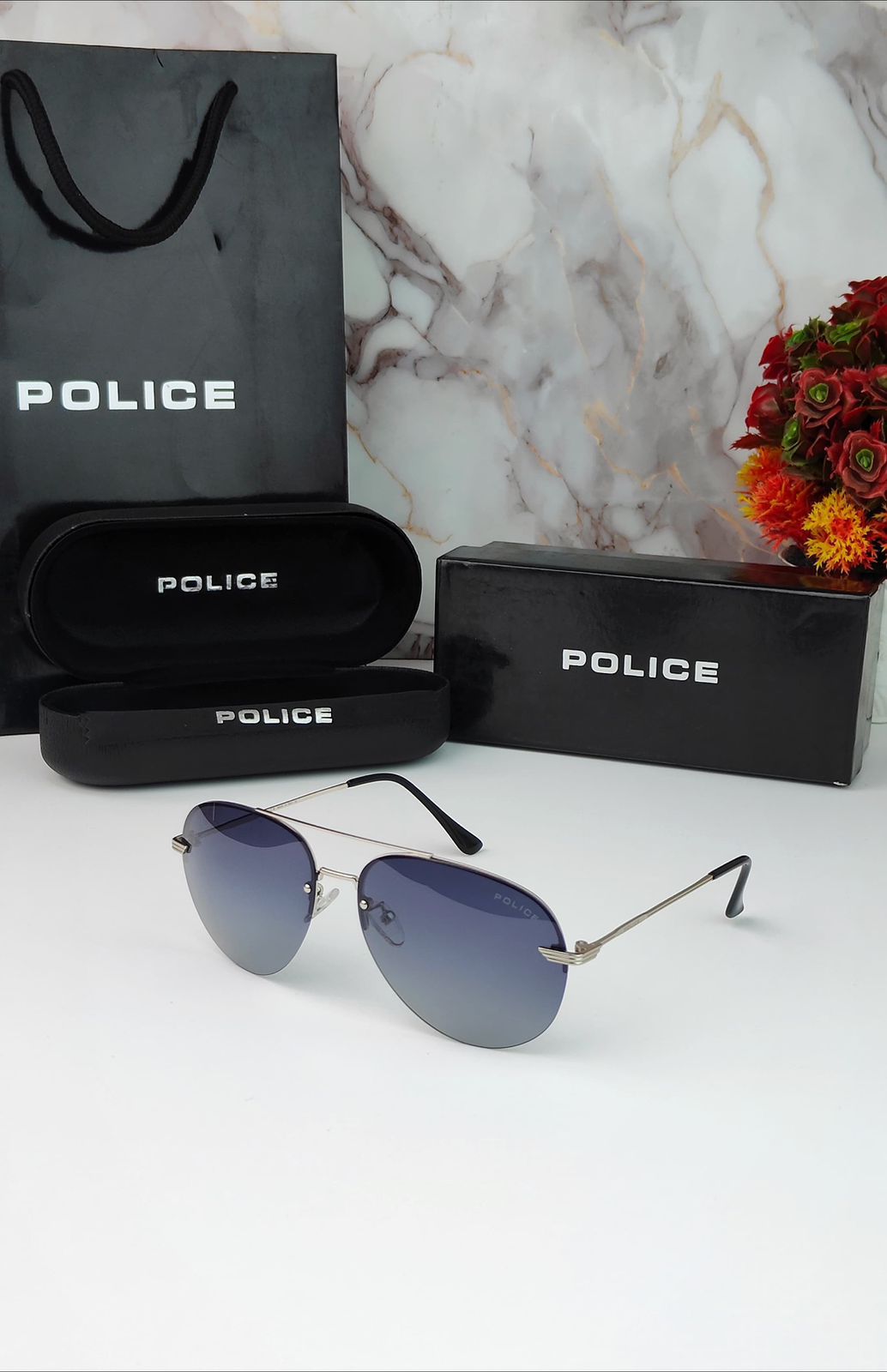 PLC SUNGLASSES [BLACK / SILVER] 1301026