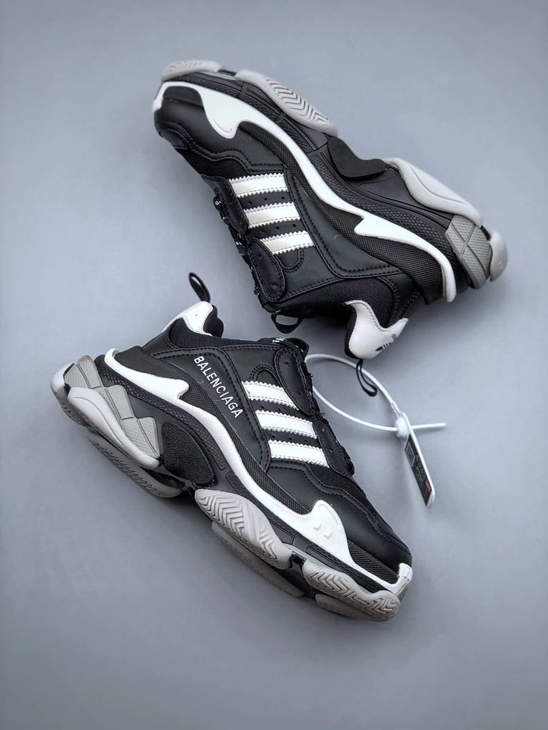 ADS X BLNCAG TRIPLE S BLACK [BLACK / WHITE] 2901026