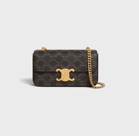 CLN CLAUDE TRIOMPHE SHOULDER BAG [BLACK / GOLDEN] 0501026