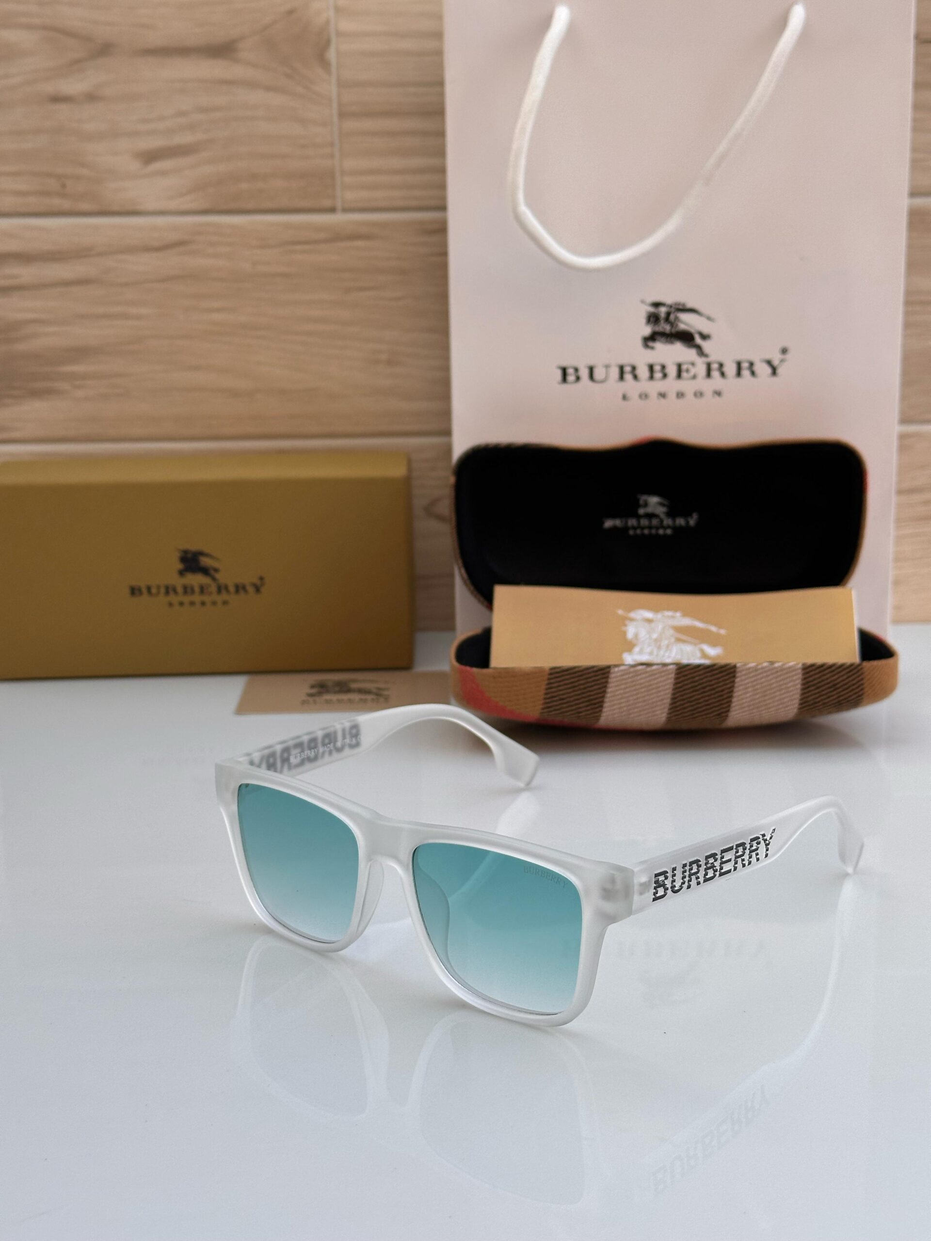 BBR SUNGLASSES [SEA GREEN / MATT WHITE] 1301026