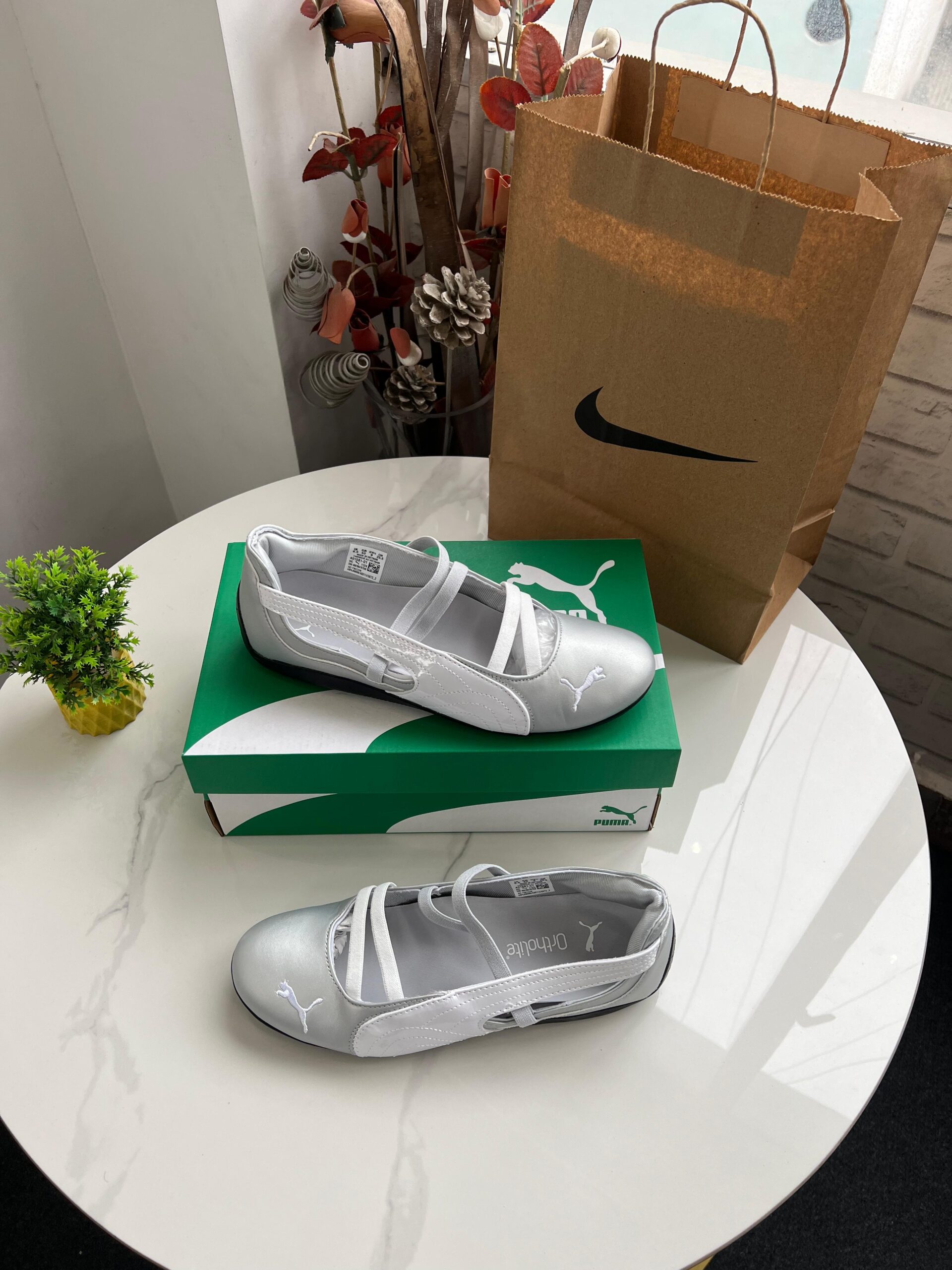 PMA SPEEDCAT PRM BALLET [SILVER / WHITE] FOR HER 1501026