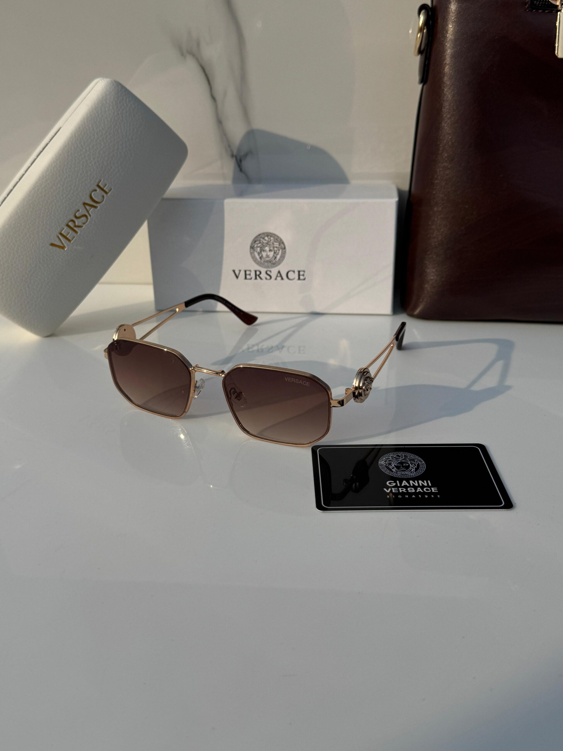 VRSC 9113 SUNGLASSES [BROWN / GOLDEN] 2101026