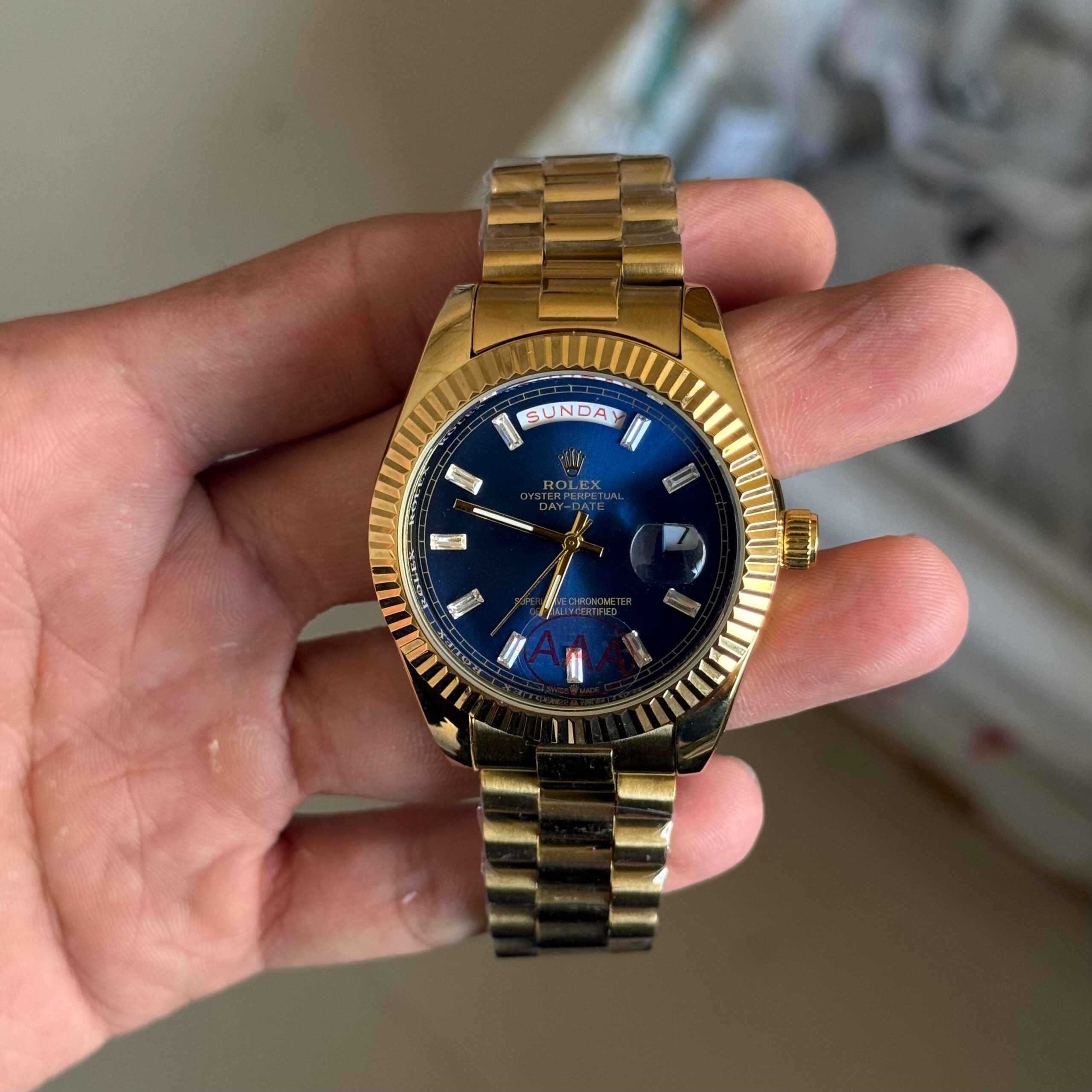 RLX DAY DATE [BLUE / GOLDEN] 1701026
