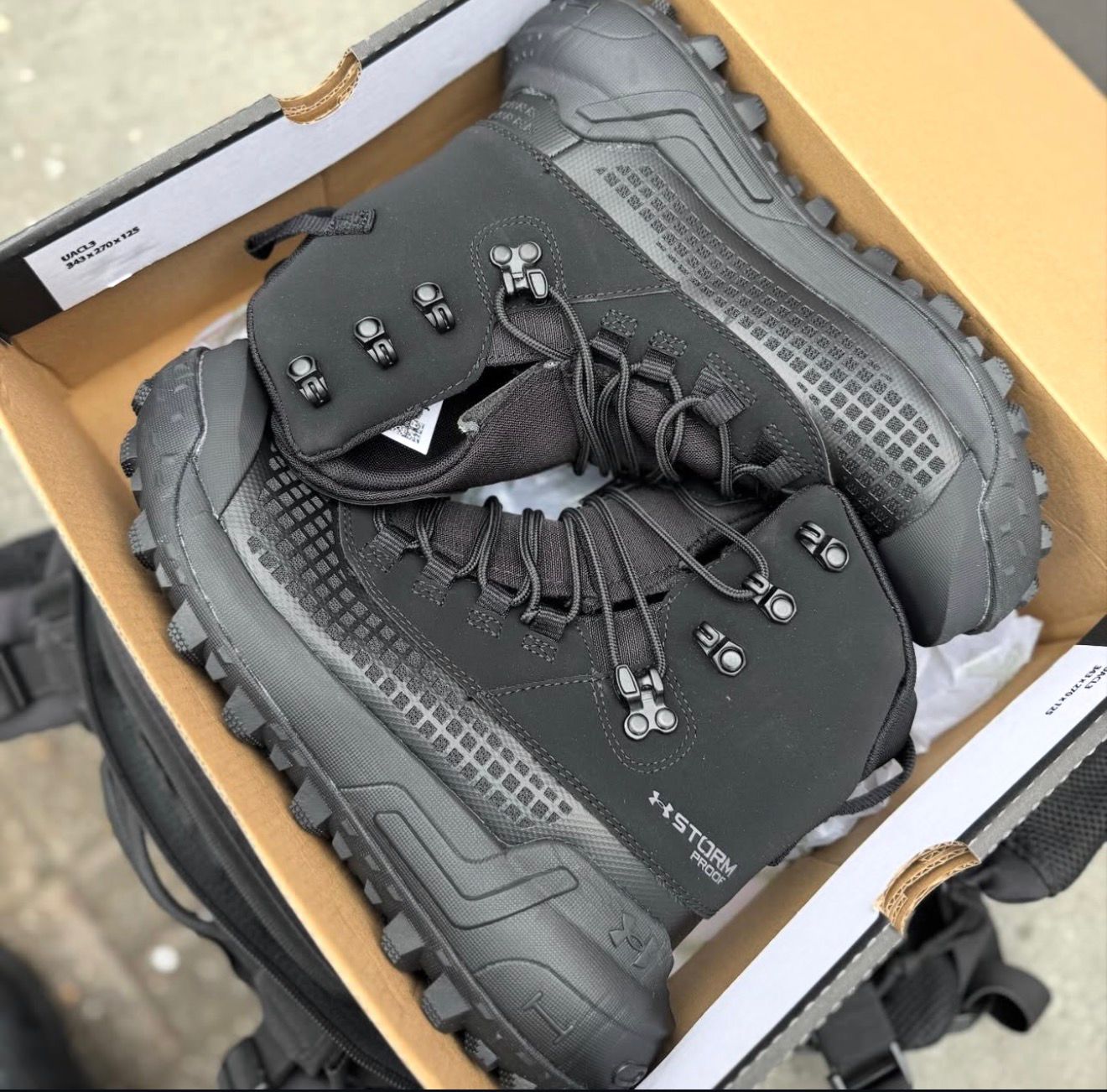 UNDR ARMR HOVR INFIL WATERPROOF TECTICAL BOOTS [BLACK] 2701026