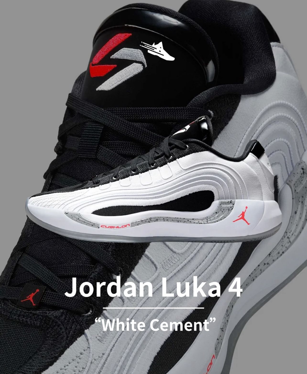 NK AIR JORDA_N LUKA 4 WHITE CEMENT [WHITE / BLACK / RED] 2702026