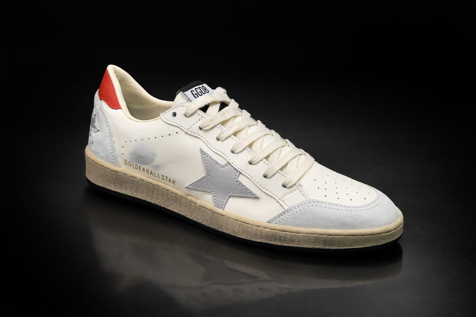 GLD GOS BALL-STAR [WHITE / SILVER / RED VINTAGE SOLE] 2702026