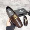 BLMN PARIS LEATHER LOAFERS [BROWN / GOLDEN] 2302026